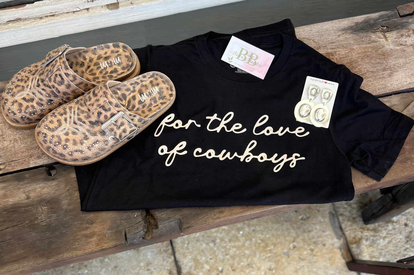 For the love of cowboys tee