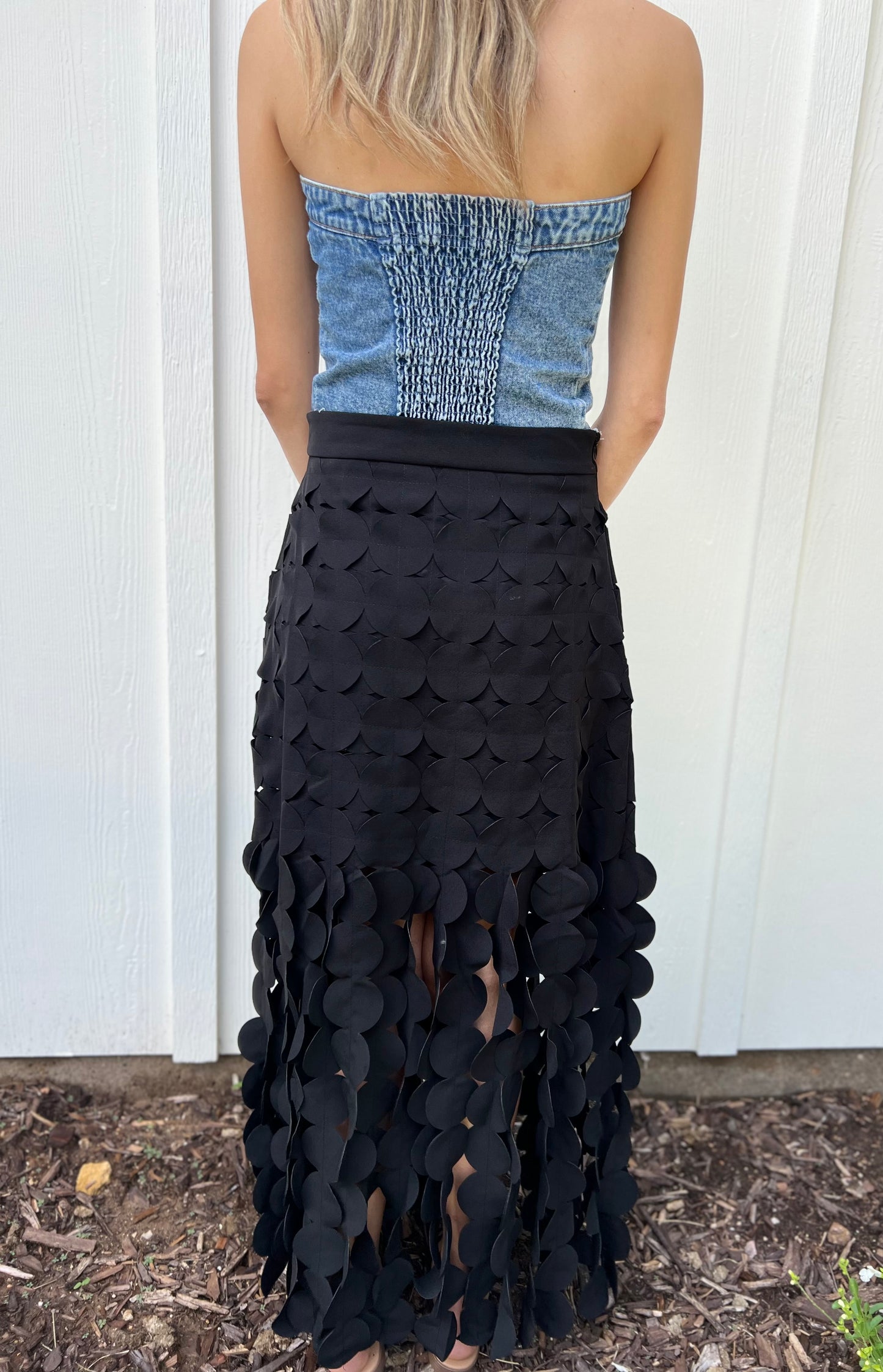 Polka Dot Maxi Skirt