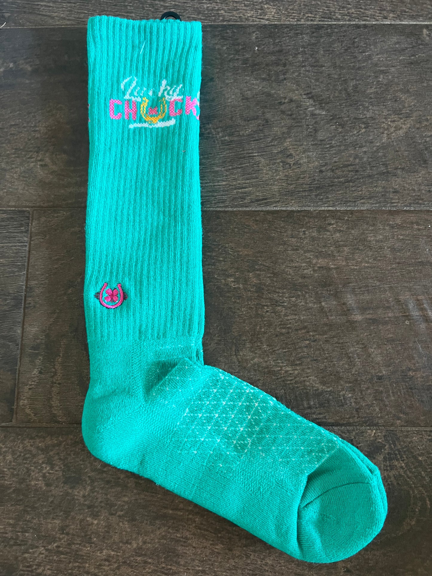 Lucky Chuck Logo real performance socks