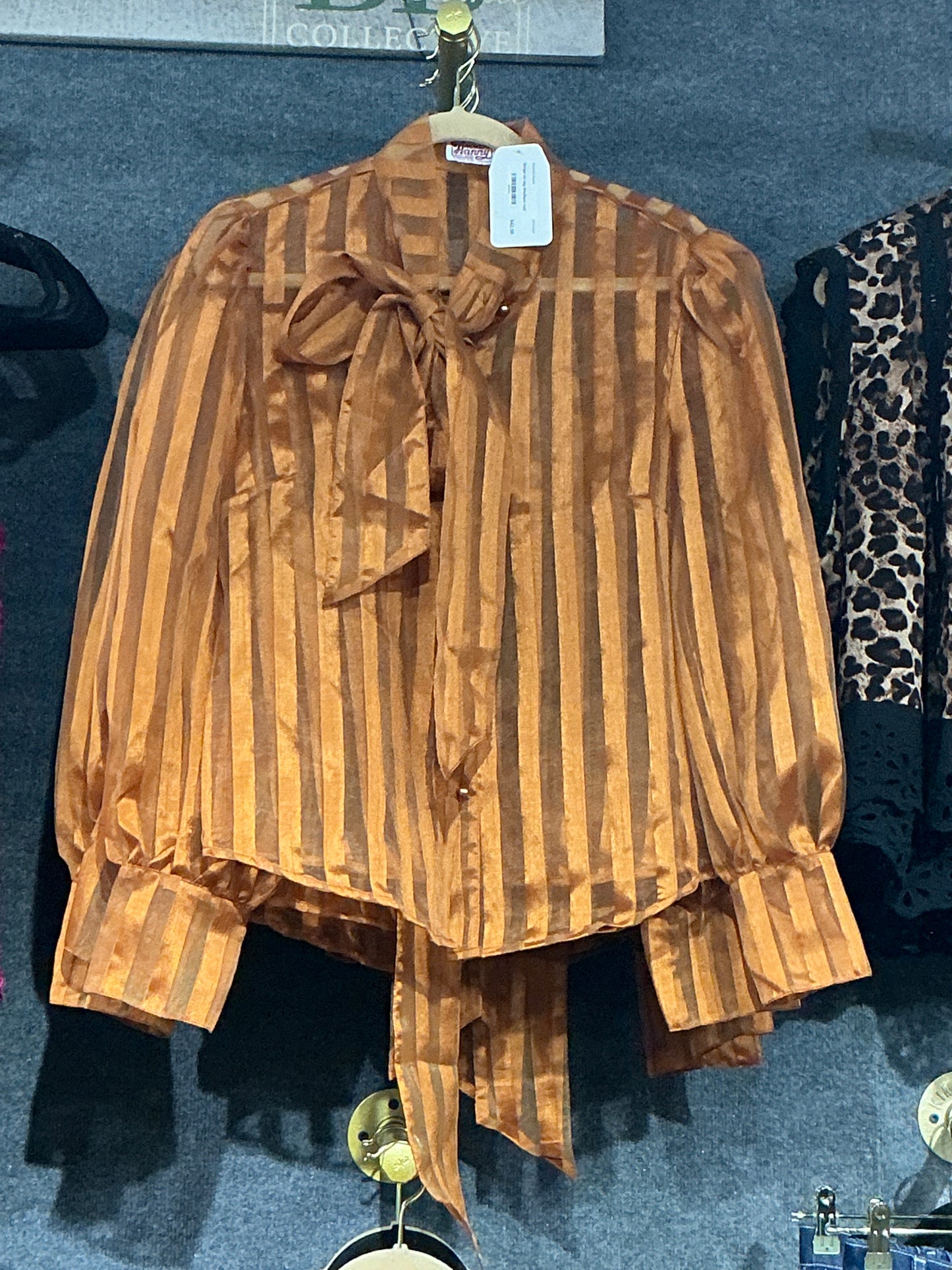 Sheer Stripe Blouse