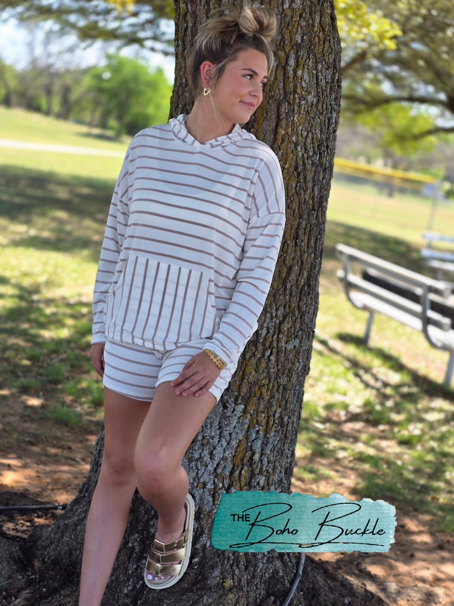 Hooded Short Set