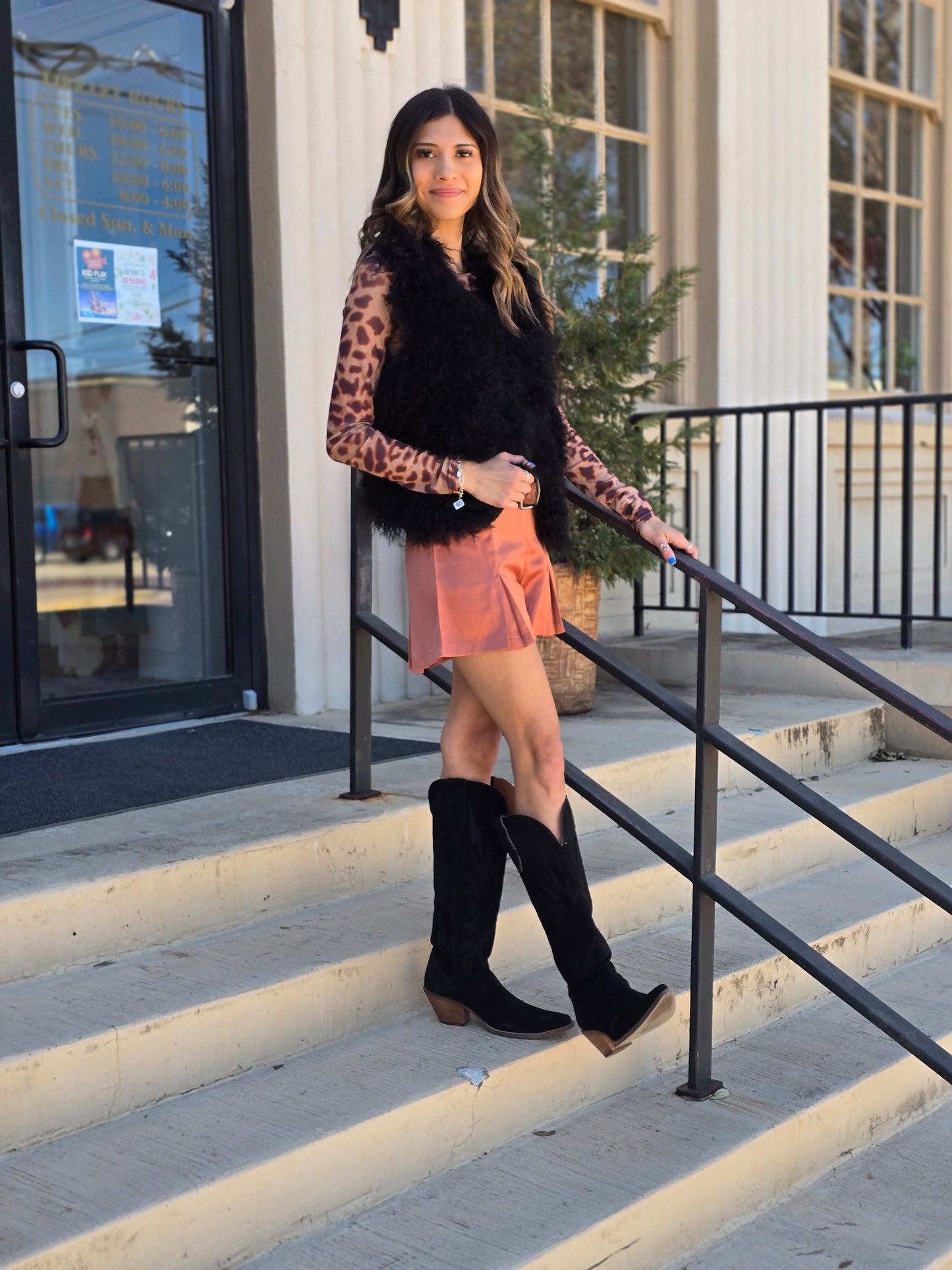 Pink or Black Rodeo Barbie Vest