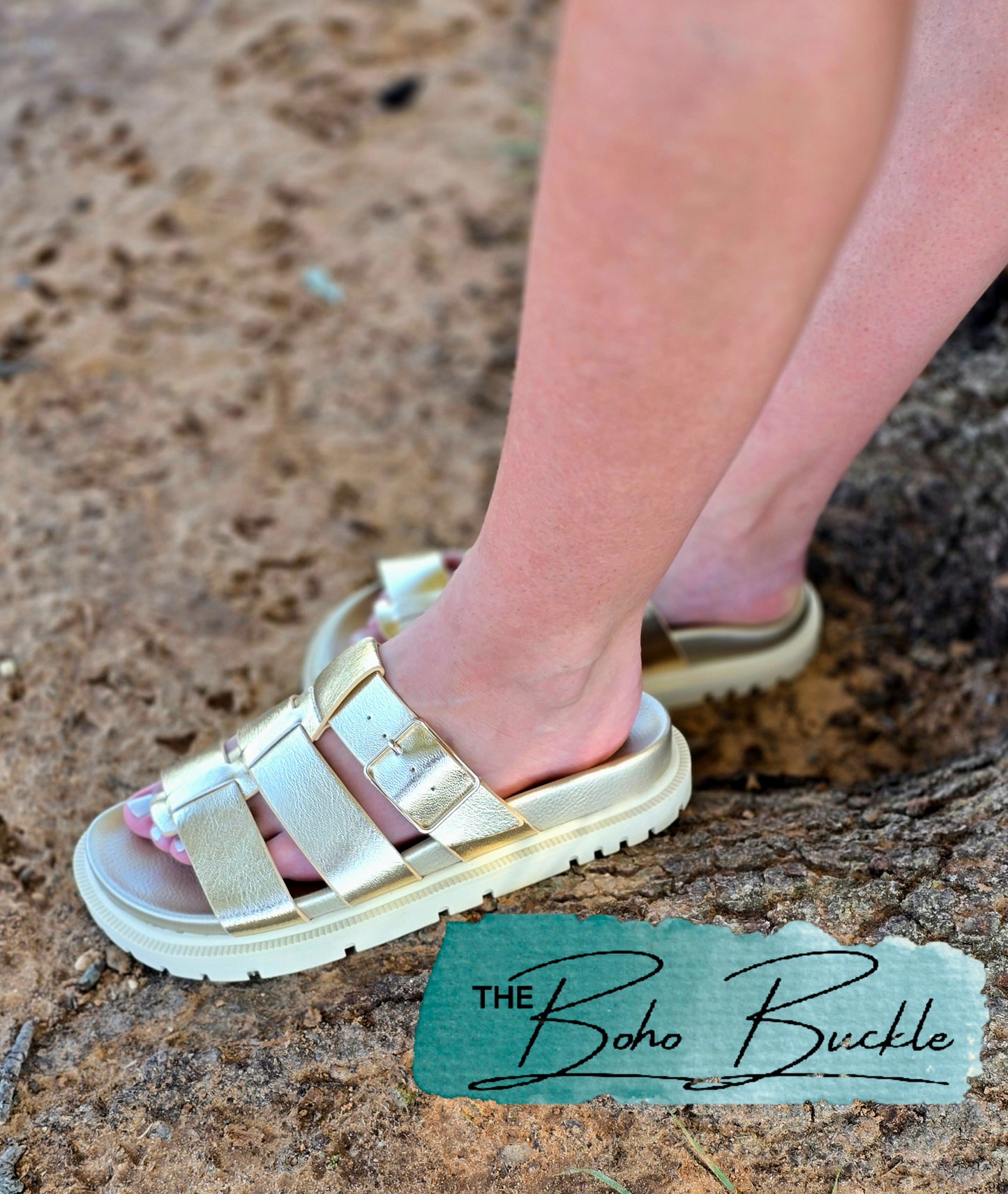MIA Gold Geni Sandals