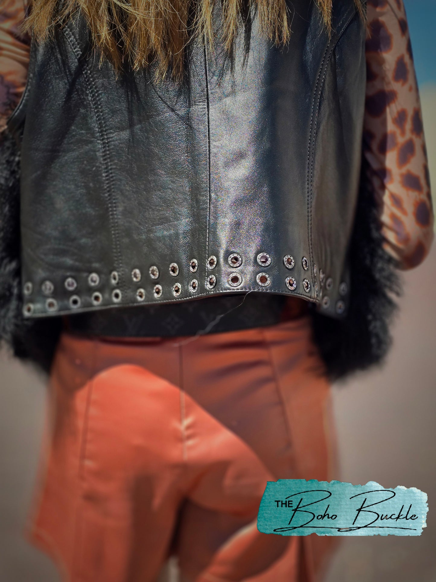 Pink or Black Rodeo Barbie Vest