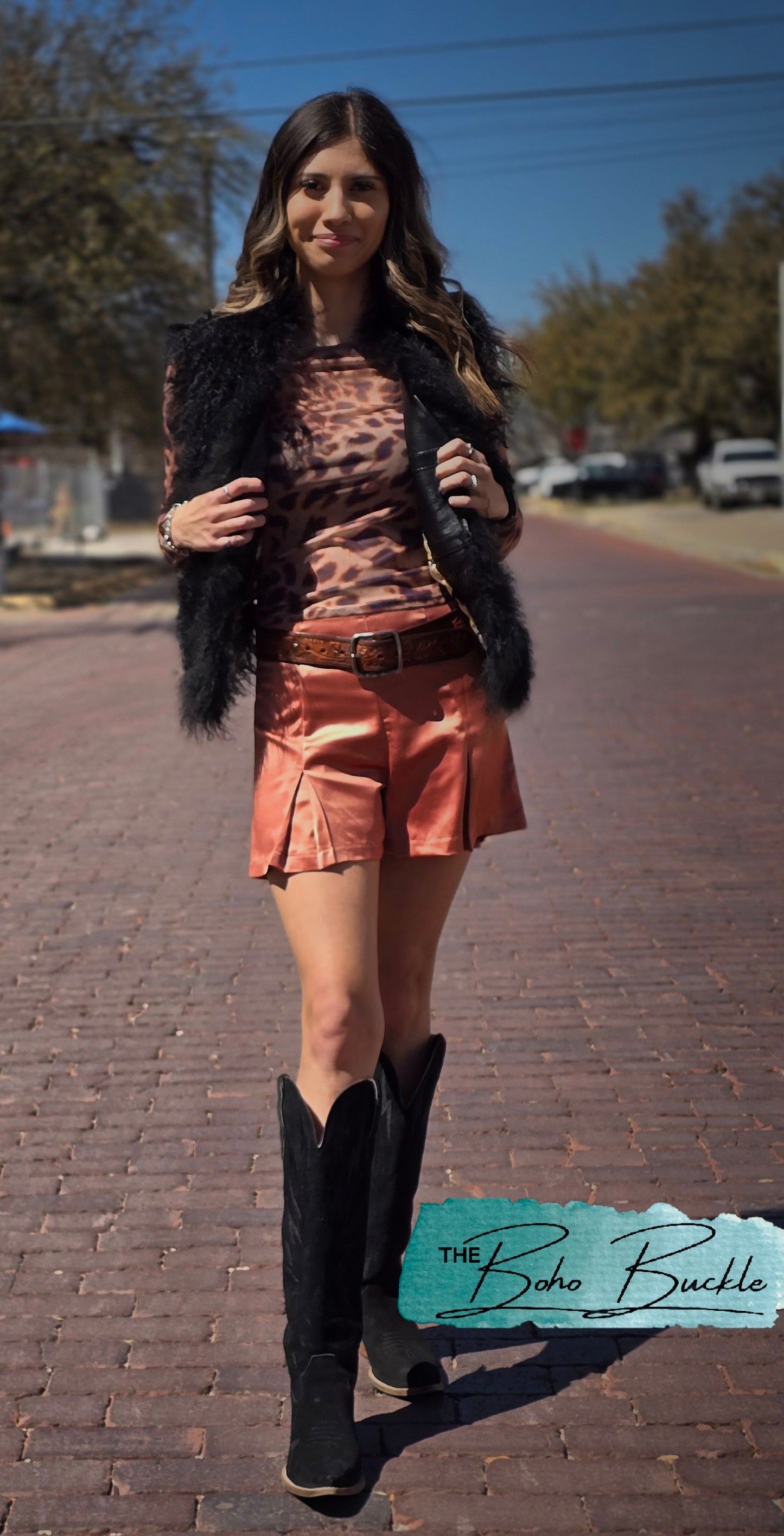 Pink or Black Rodeo Barbie Vest