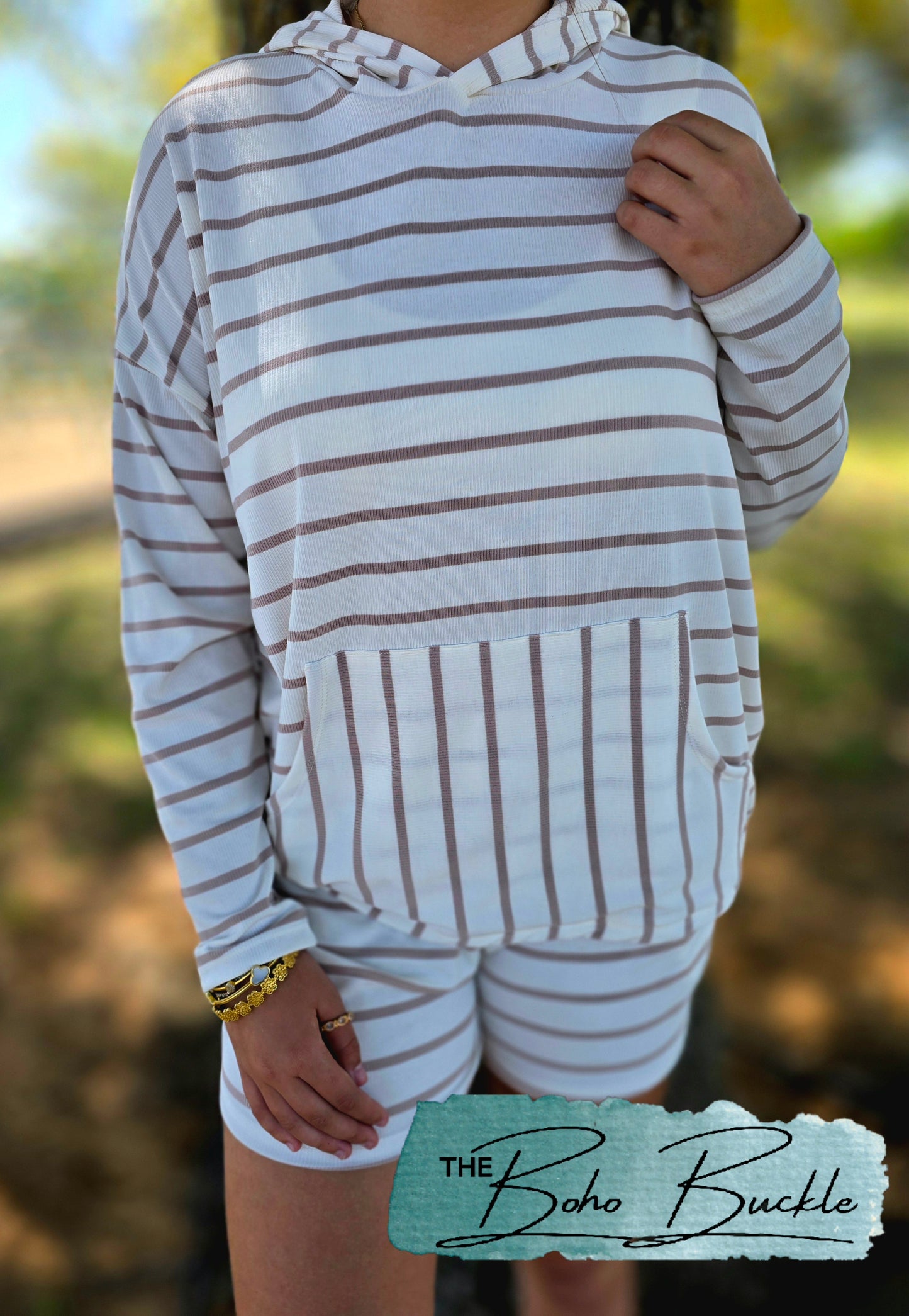 Hooded Short Set