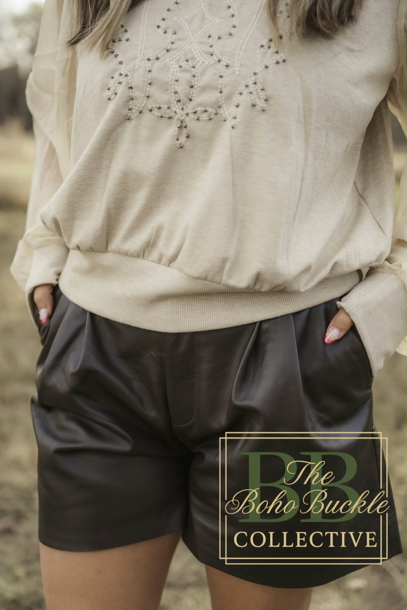 Ivory Boot stitch Blouse