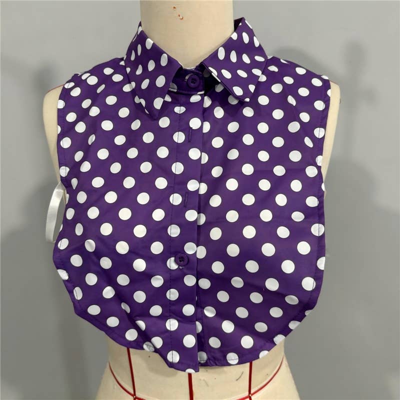 Diamond Studded Detachable Shirt Collar
