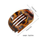 Oval Flat Hair Clip for Women, Strong Grip Clamp_CWAHA07281