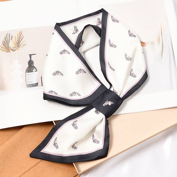 Equestrian Equine Profile Loop Scarf