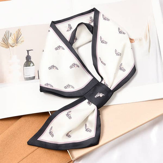 Equestrian Equine Profile Loop Scarf