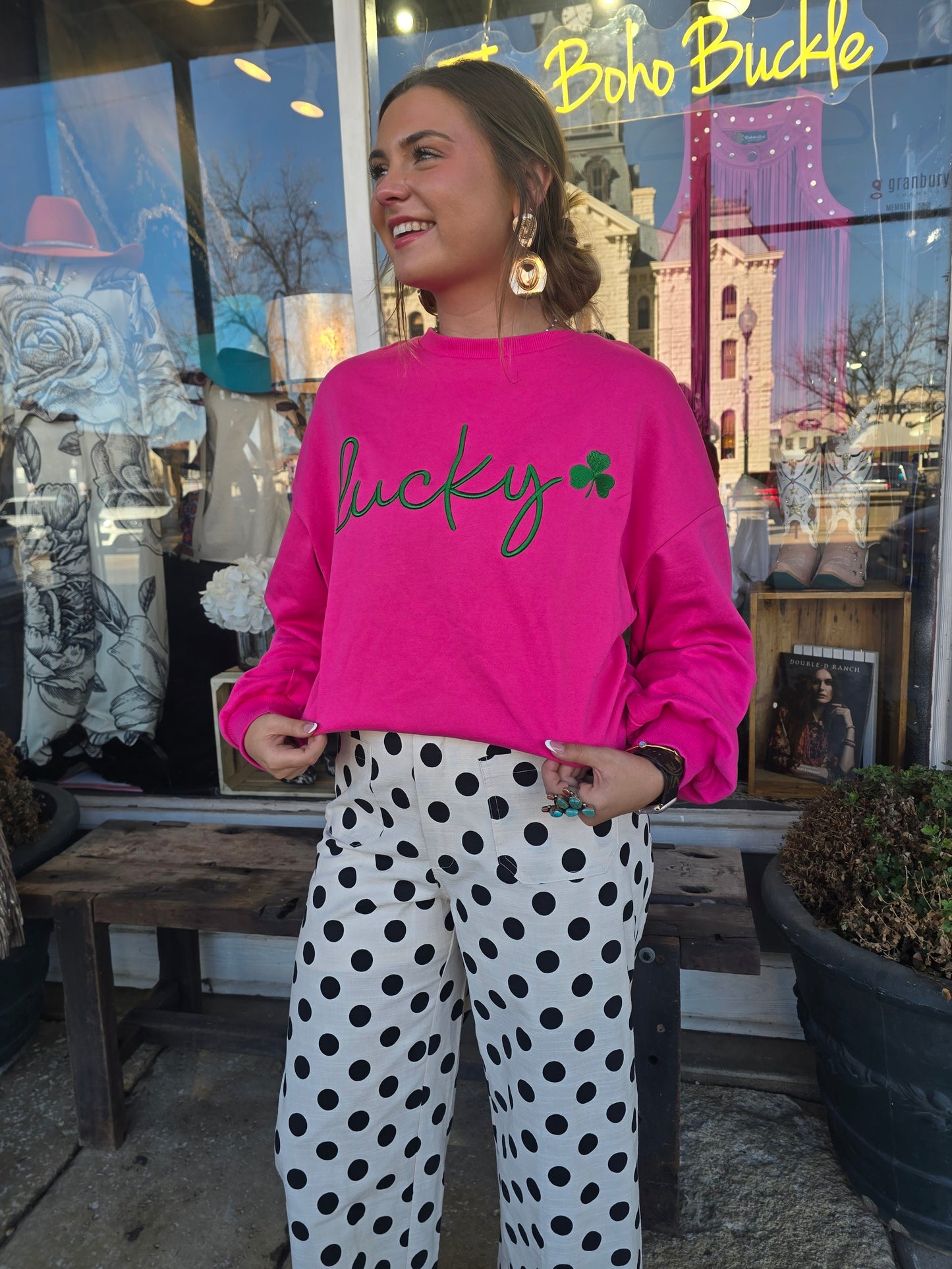 Lucky clover sweater