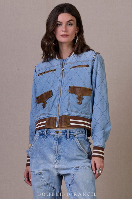 chambray-branded and true jacket-Double D Ranch