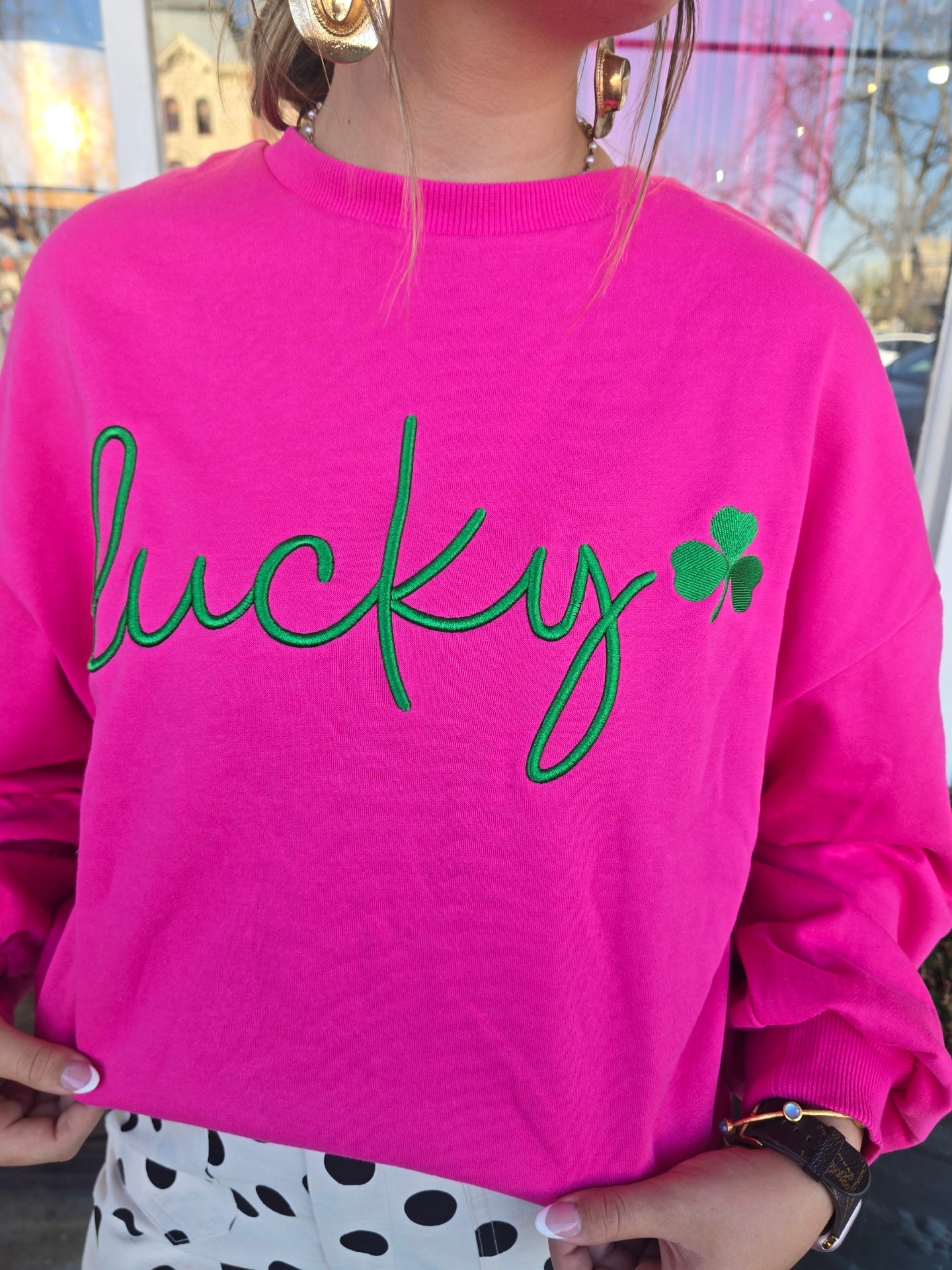 Lucky clover sweater