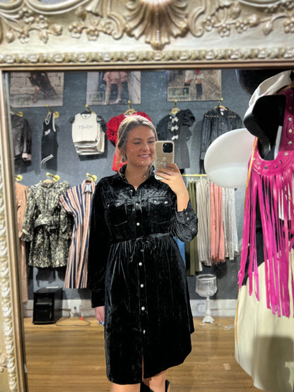 Black  Velvet dress