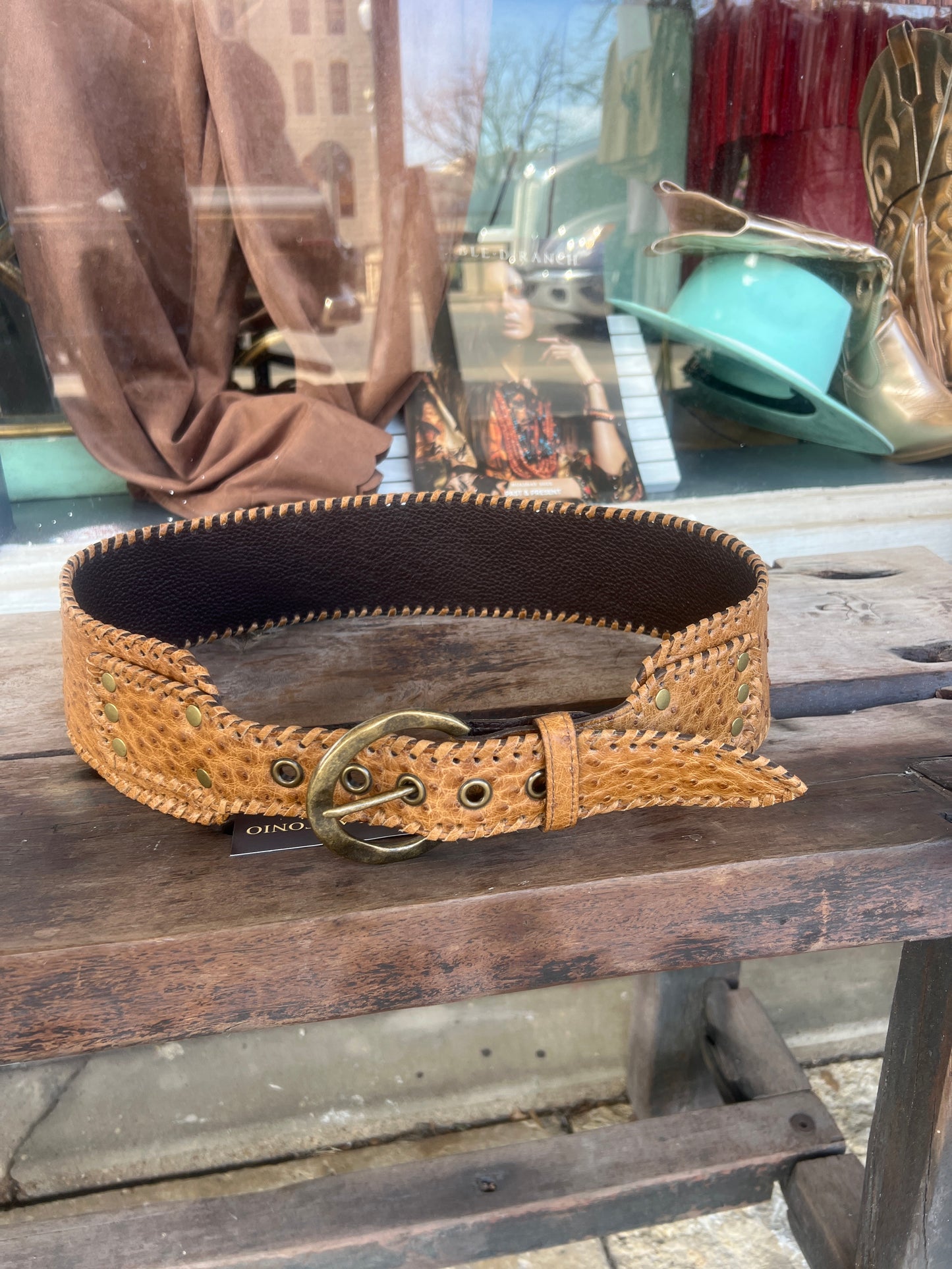 Ostrich belt
