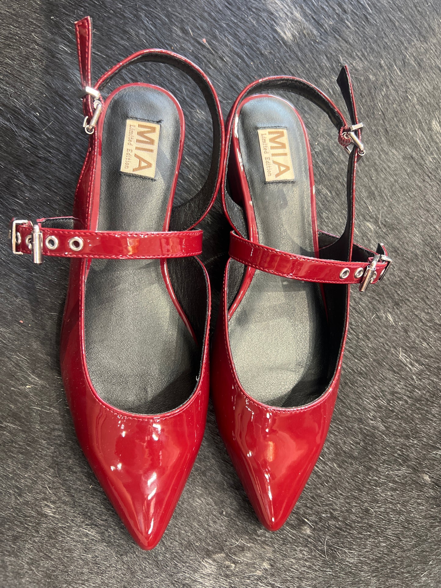 Burgundy Ballerina Flats