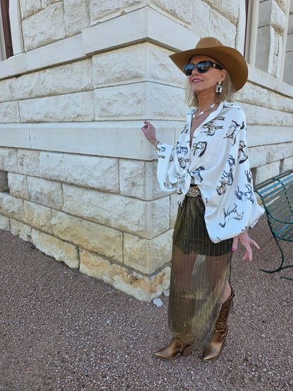Ivory horse top