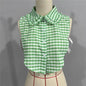 Detachable Shirt Collar With Colorful Lace
