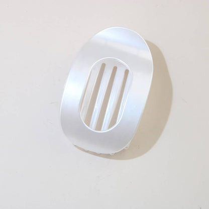 Oval Flat Hair Clip for Women, Strong Grip Clamp_CWAHA07281