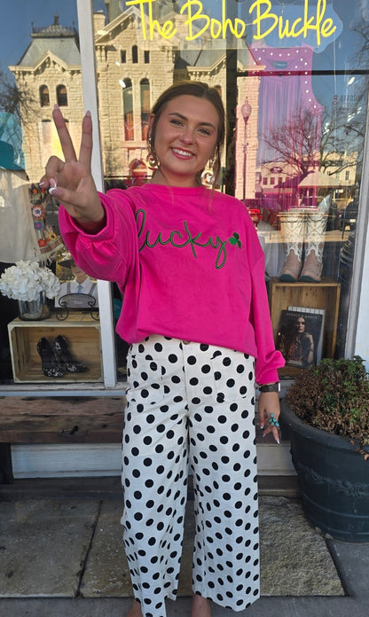 Lucky clover sweater