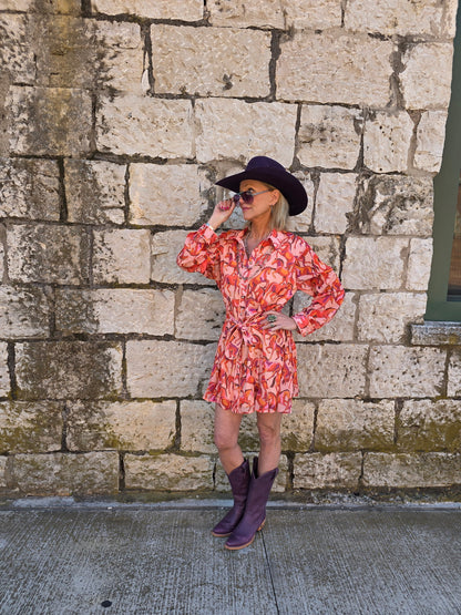 Coral horse dress