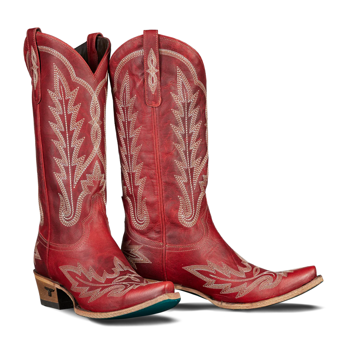 The red Lexington boots