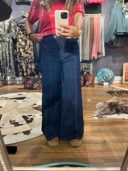 High Waisted Denim Jeans