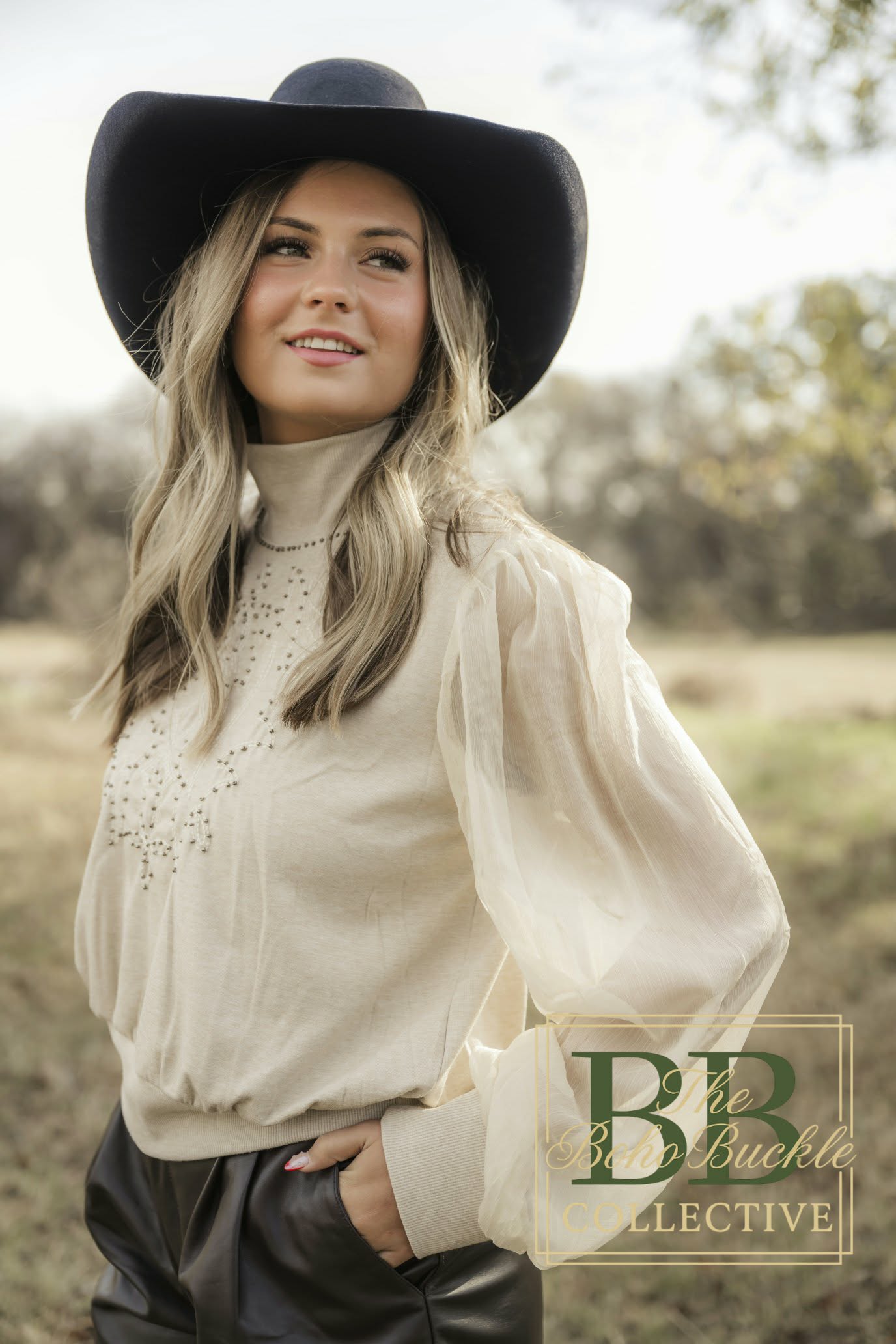 Ivory Boot stitch Blouse
