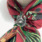 Horseshoe head scarf slide