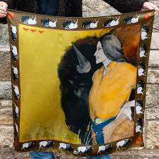 Girl & Bison scarf