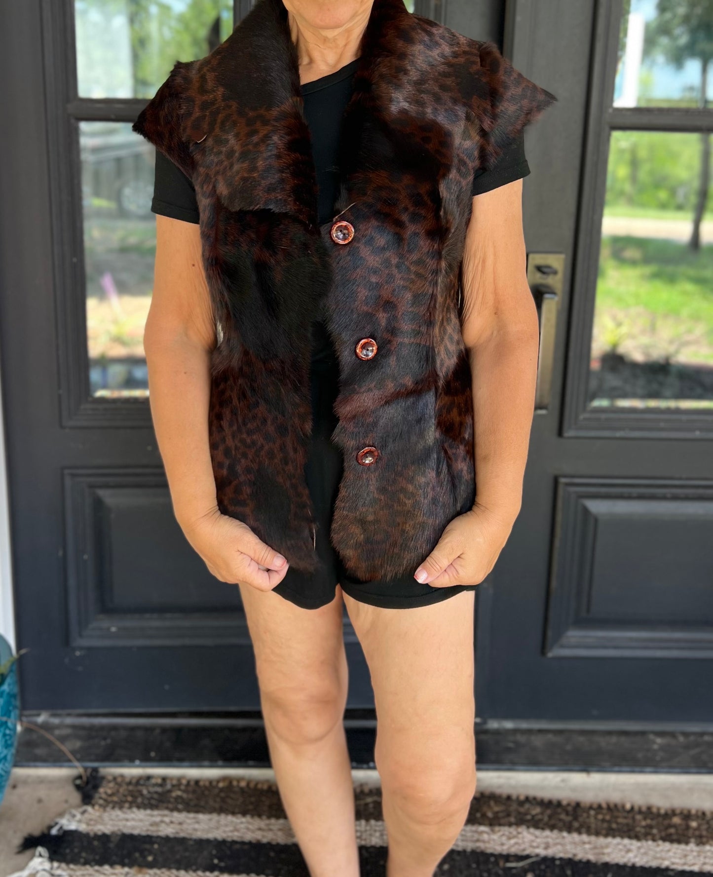 Chettah Hide Vest