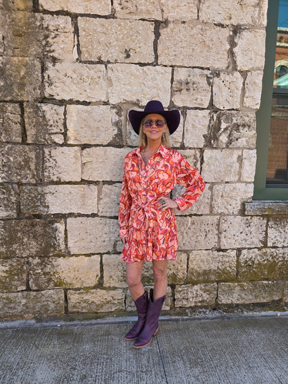 Coral horse dress