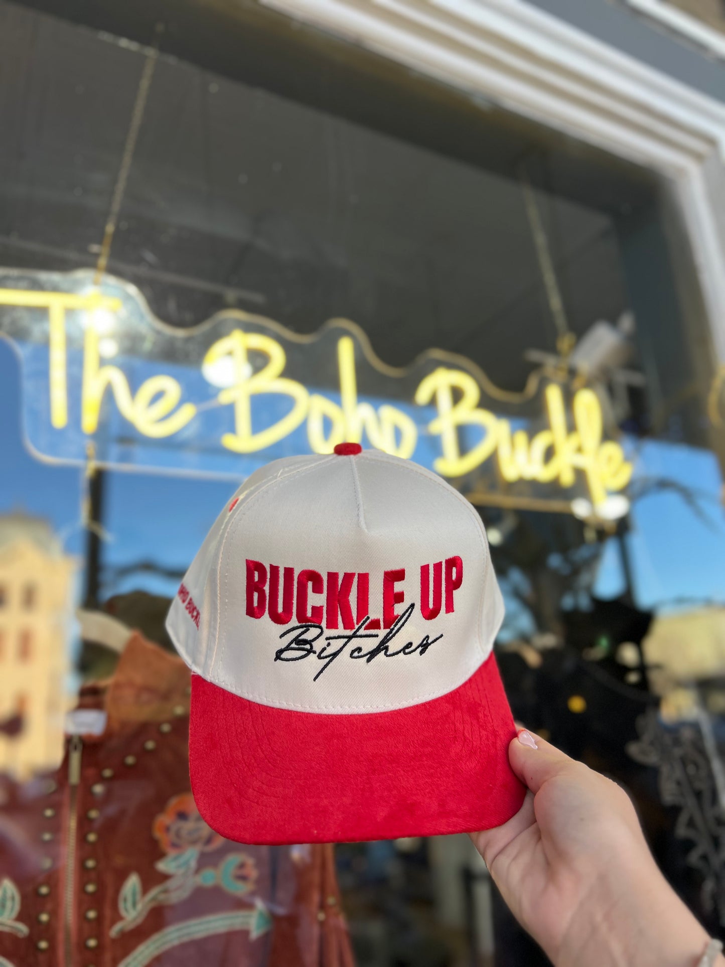 Buckle up hat