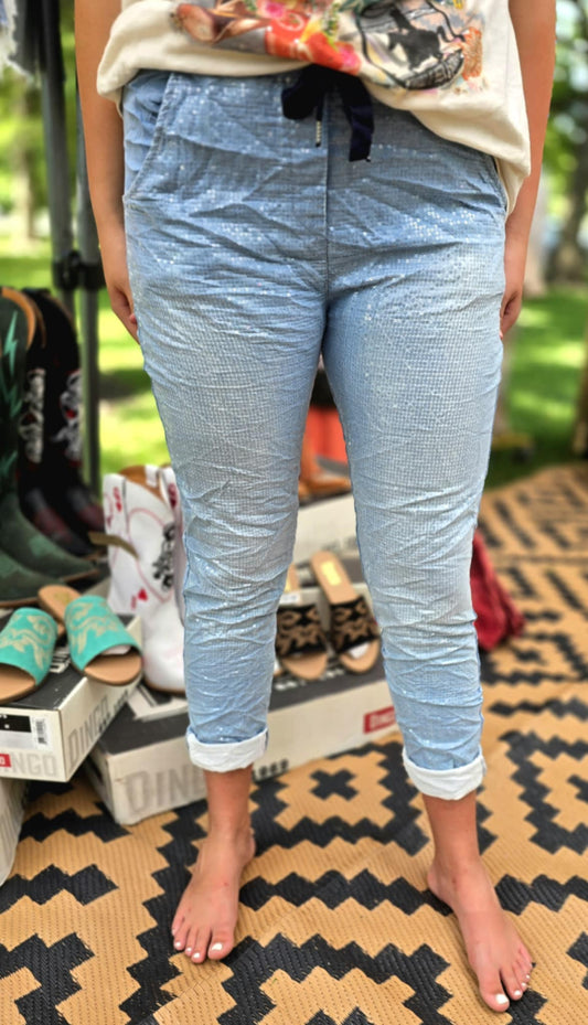 Urban Sequin Stretch Pants