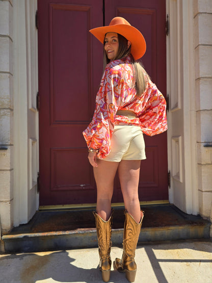 Coral horse top
