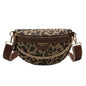 LEOPARD PRINT BLACK CHAIN STRAP FANNY BELT BAG_CWAB0923