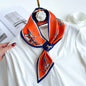 Orange Horse Race Loop Scarf