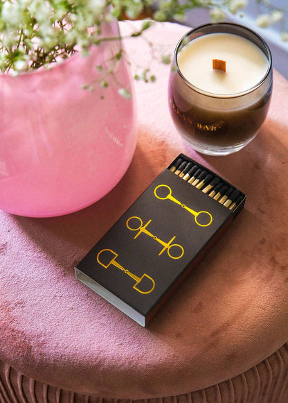 Black Oversized Horse Bit Matches