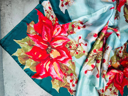 Poinsettia Wild Rag