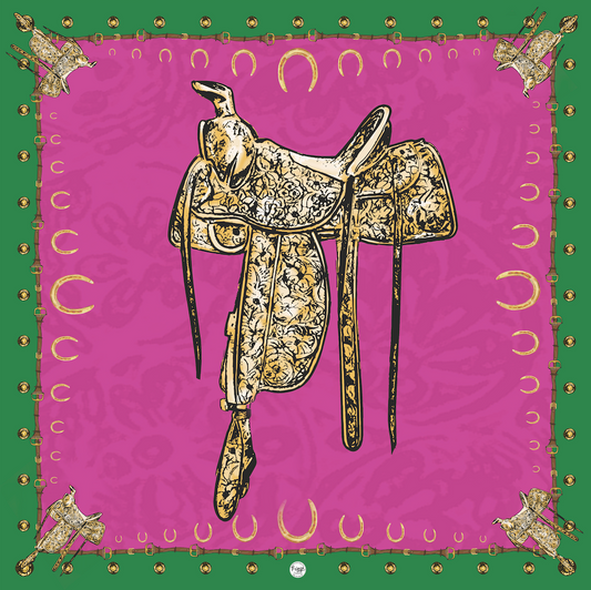Saddle Up Silk Scarf