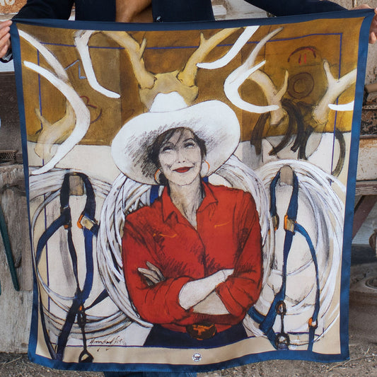 On Tack Silk Scarf