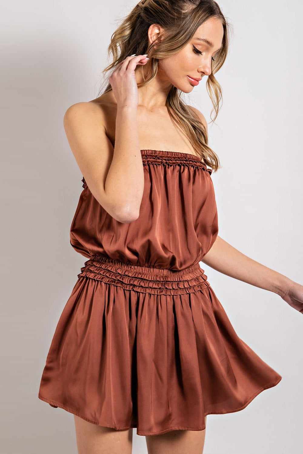 Satin Romper
