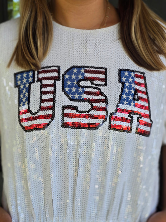 Sequin USA blouse