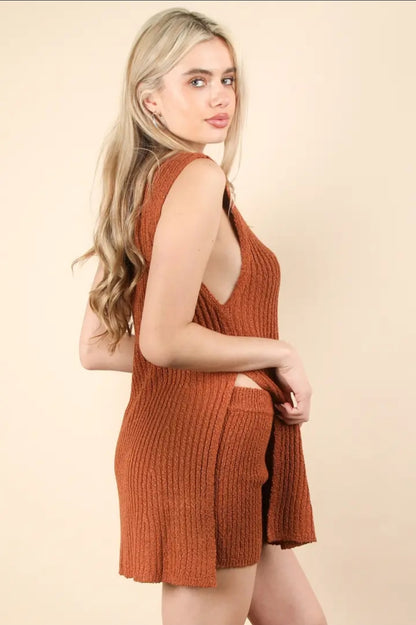 Latte Shorts Set