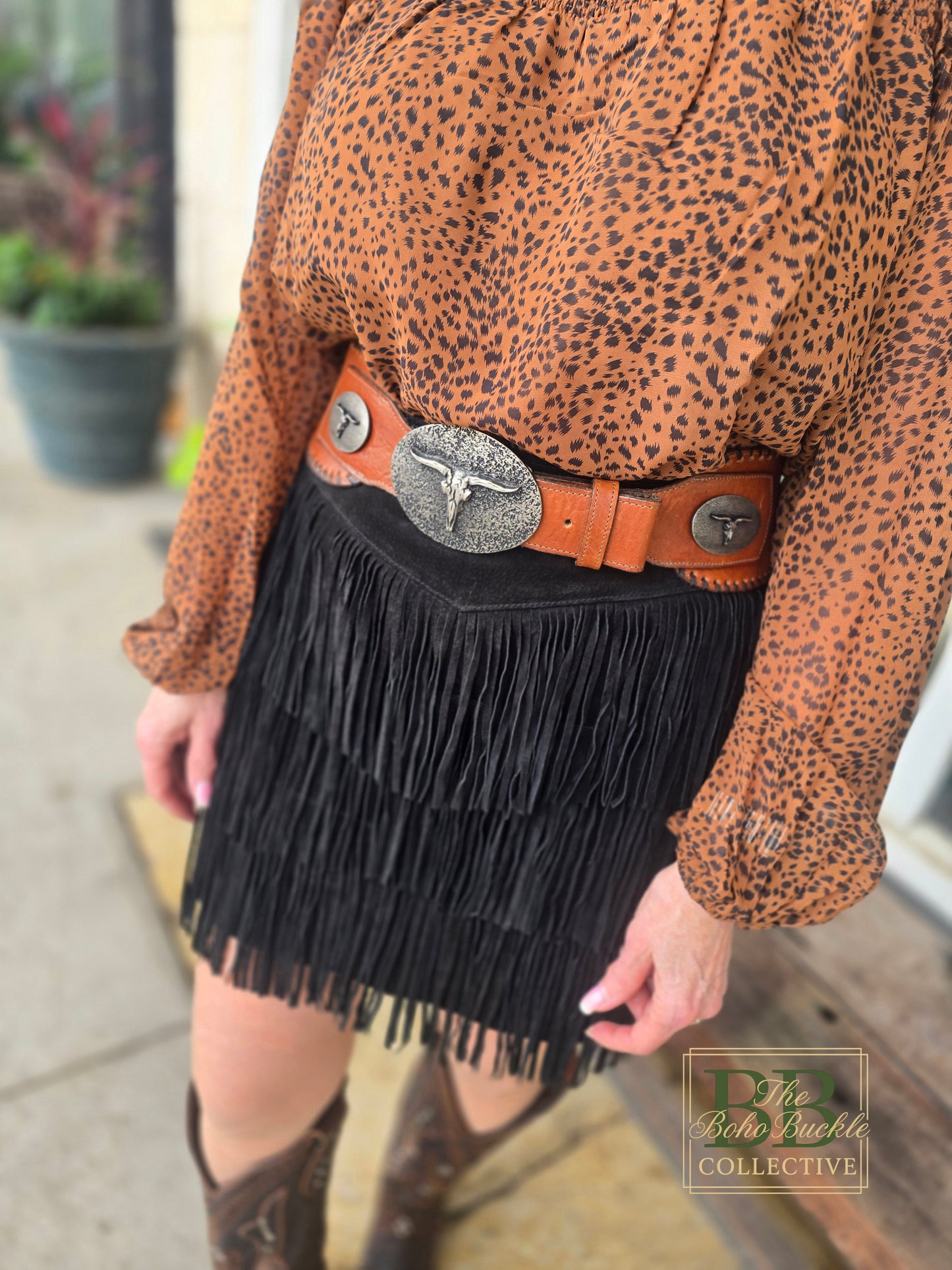 Smocked mock neck top