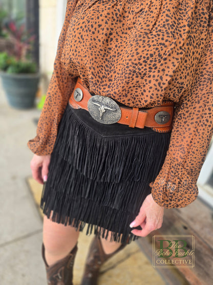 Smocked mock neck top