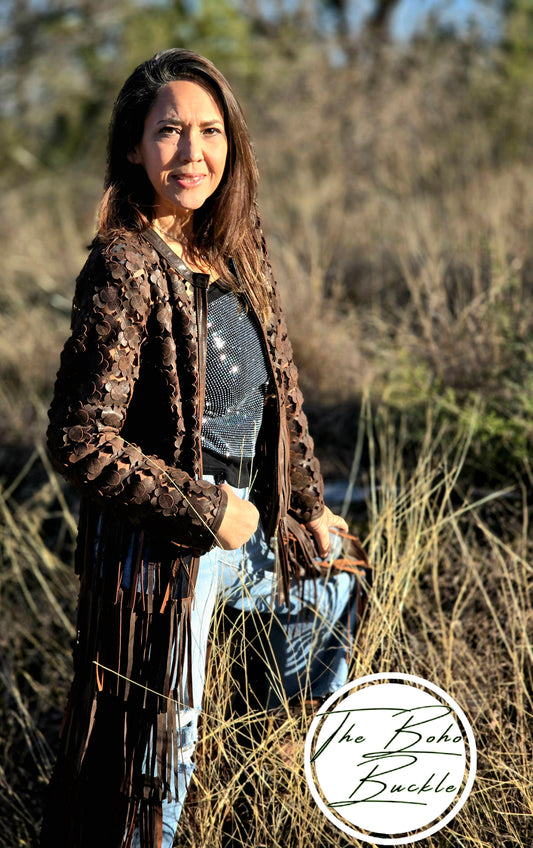 Elegant Leather Duster