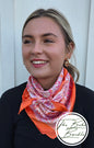 Orange and Pink Paisley Wild Rag