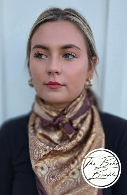Copper and Bronze Wild Rag